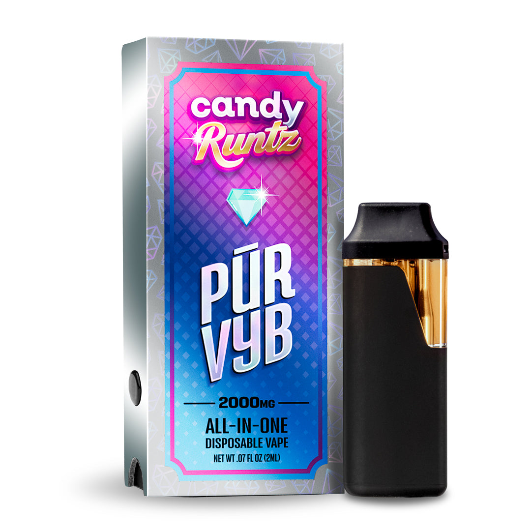 PUR VYB - 2G THCa Live Resin Candy Runtz - Hybrid